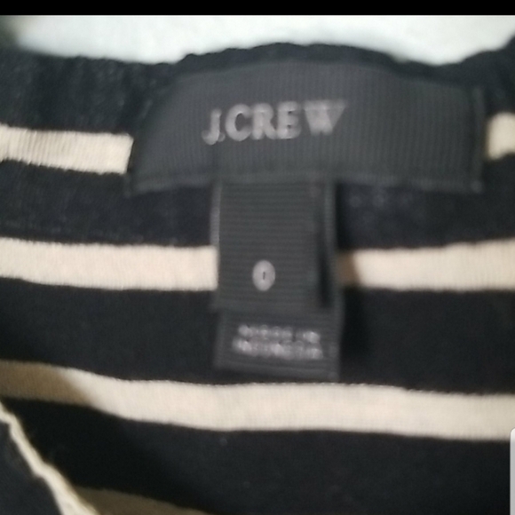 J. Crew Summer Cotton striped sleeveless cotton top size 0 - Picture 6 of 8